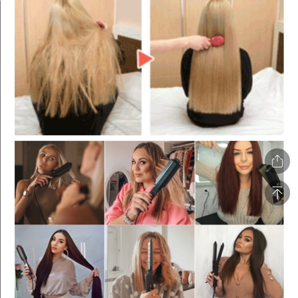 2 in 1 Anti-Static Ceramic Straightener and Curler - Picture 6 of 6